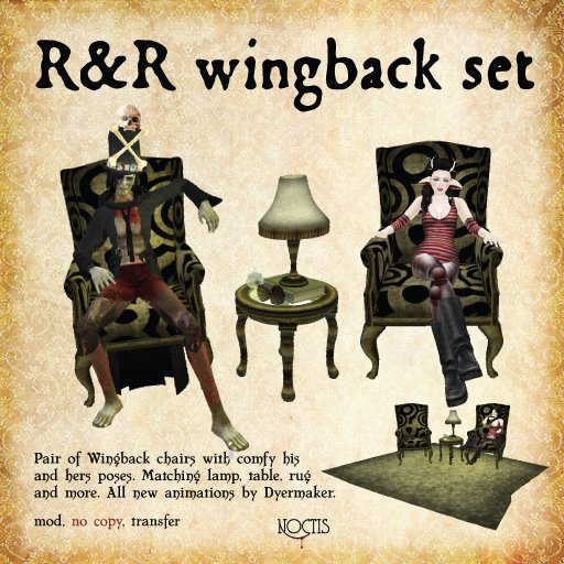 [noctis] R&R Wingback set 