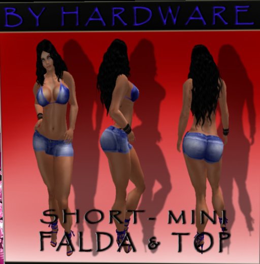 MINI SHORT SKIRT TOP JEANS