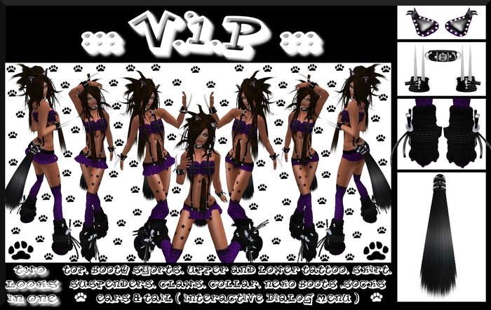 T&C ::: V.I.P ::: Neko Outfit (Goth/Urban/Grunge)