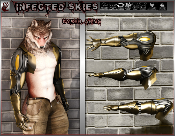 *IS* Cyber Arms Furry Gold  
