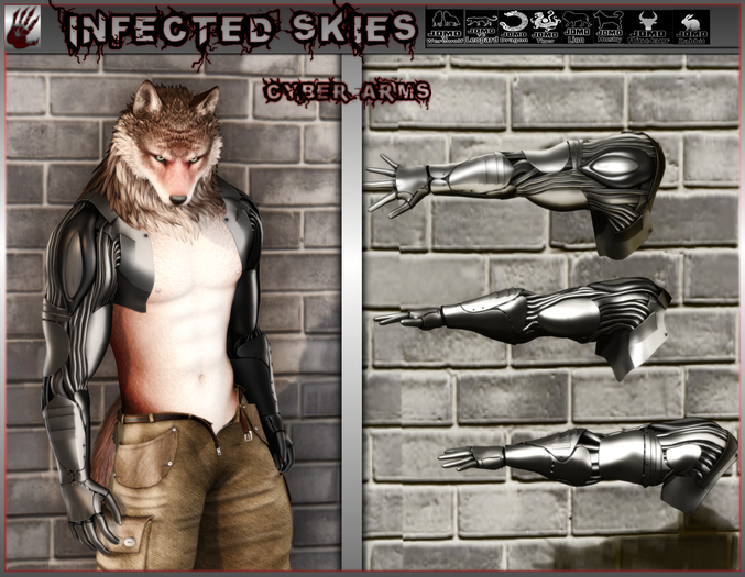 *IS* Cyber Arms Furry Chrome  