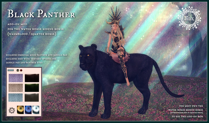 Jinx : Black Panther add-on mod for the WHRH - wear to unpack