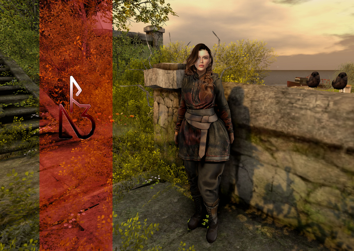 //R3D// Viking Tunic Einar - Black (wear me)
