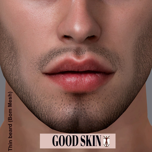 Good Skin -  Thin beard (Bom Mesh)