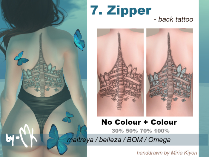 =MK= 7. Zipper Tattoo
