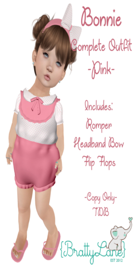 {BL}Bonnie Complete Outfit-Pink
