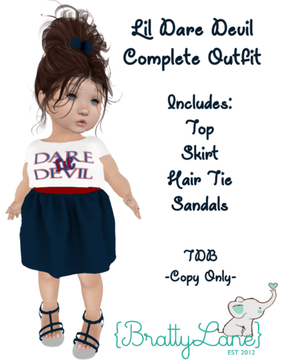 {BL}Lil Dare Devil Complete Outfit
