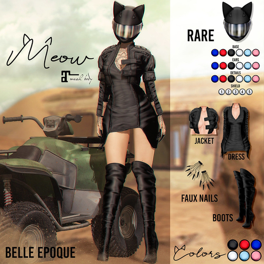 Belle Epoque - Meow - Faux Nails Pink