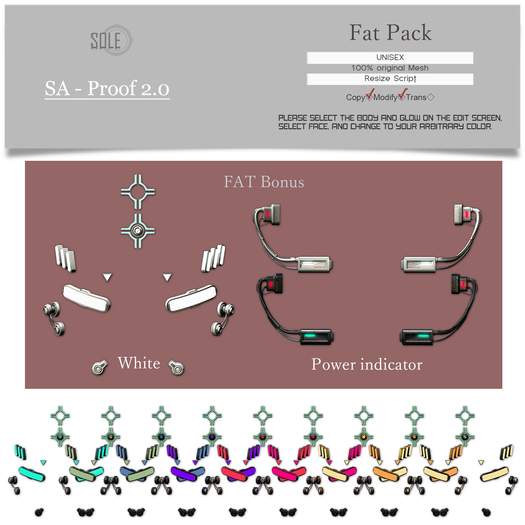 :::SOLE::: SA - Proof 2.0 (Fat Pack)