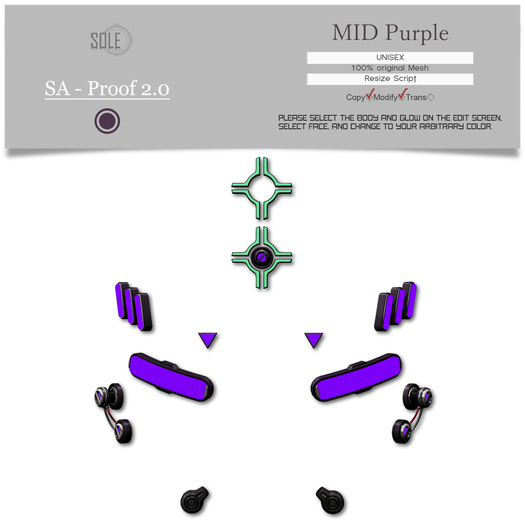 :::SOLE::: SA - Proof 2.0 (MID Purple)