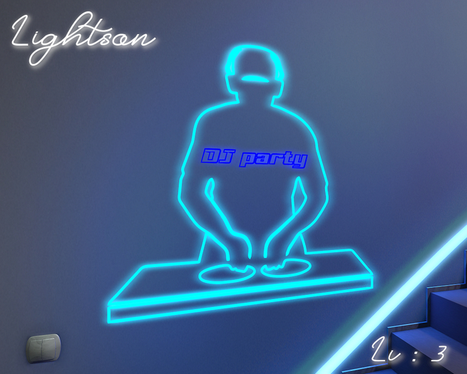 *Lightson* Dj party neon
