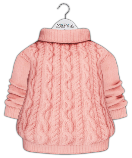 [M] Bebe T&Y Oversized Sweater (Fitted) - Tea Cake