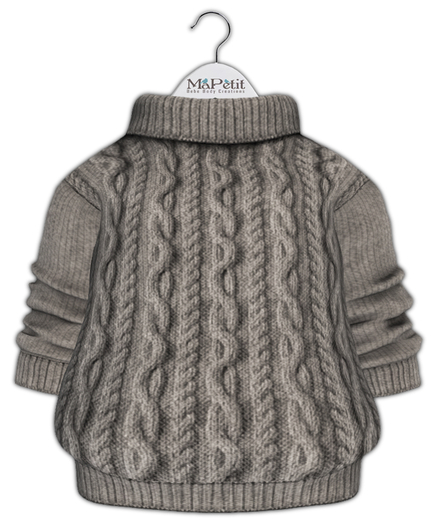 [M] Bebe T&Y Oversized Sweater (Fitted) - Slate