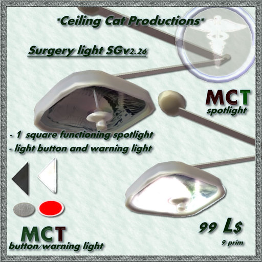 *CCP* Surgery light, Square, single