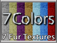 Zoy Texture [ Gorgeous Fur 03 ] 7 Colors