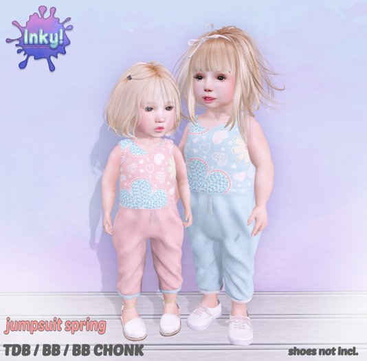 Inky! jumpsuit spring peach