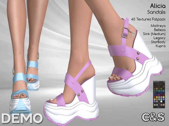 C&S Alicia Sandals Demo
