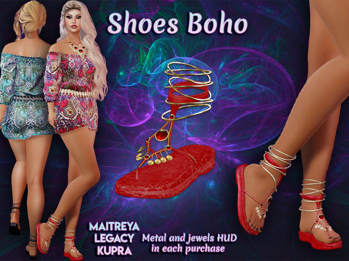 ::WD: Boho Shoes - Red