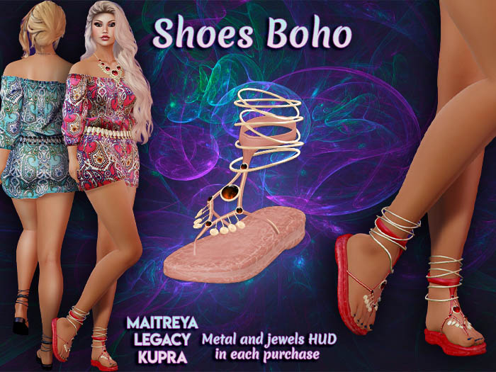::WD: Boho Shoes - Salmon