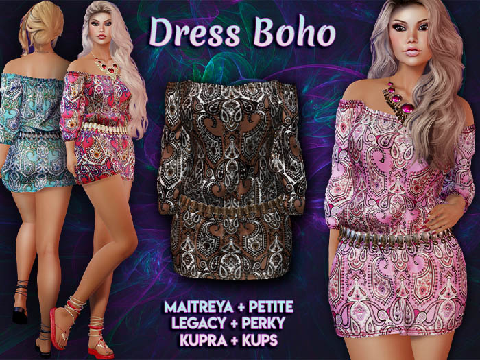 ::WD: Dress Boho - Brown