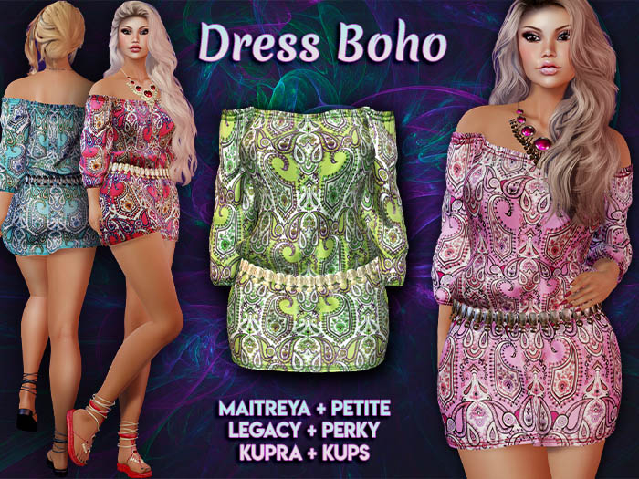 ::WD: Dress Boho - Green