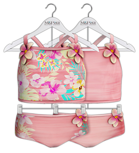[M] Bebe T&Y Ellie Tankini (Fitted) - Tea Cake