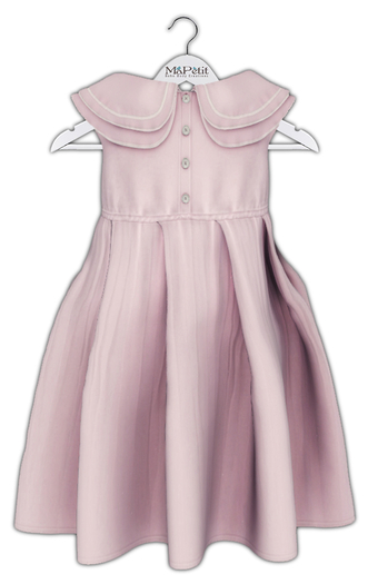 [M] Bebe T&Y  Wren Pleated Dress (Fitted) - Sugar Pearl
