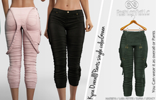 Kyra Female Capri Overall/ Pants Green - Maitreya Lara, Lara Petite, Kupra Original, Legacy - FashionNatic