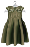 [M] Bebe T&Y  Wren Pleated Dress (Fitted) - Olive