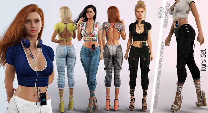 Kyra Set - Fatpack All - Megapack - Maitreya, Lara petite, Kupra, Legacy - FashionNatic 