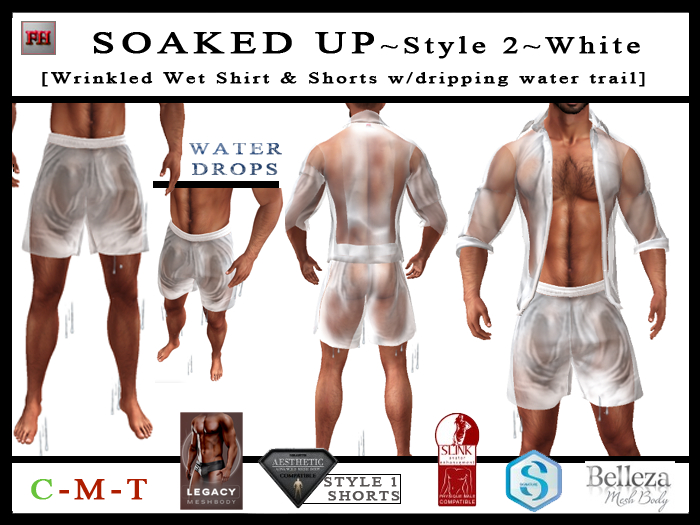 [FH] SOAKED UP - Style2- White 