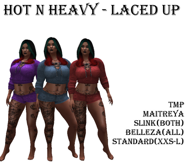 Hot N Heavy - Laced Up Grey