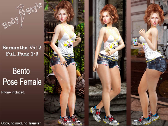 [BS] Body & Style - Samantha Bento Pose Female Vol#2 FullPack