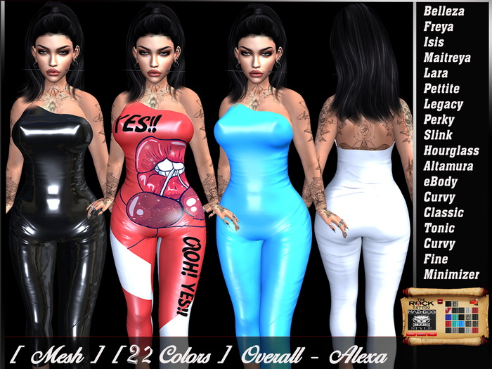 [ MESH ] [ 22 Colors  ] Overall - Alexa