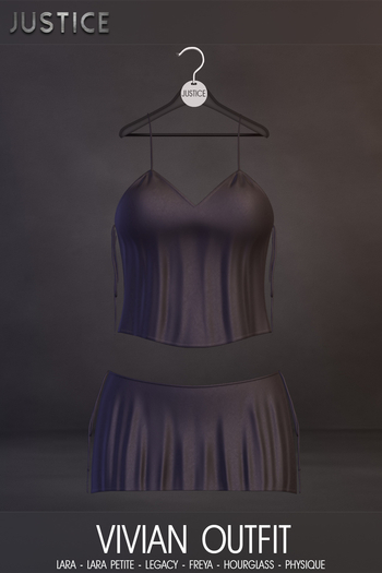 [JUSTICE] VIVIAN OUTFIT - EBONY