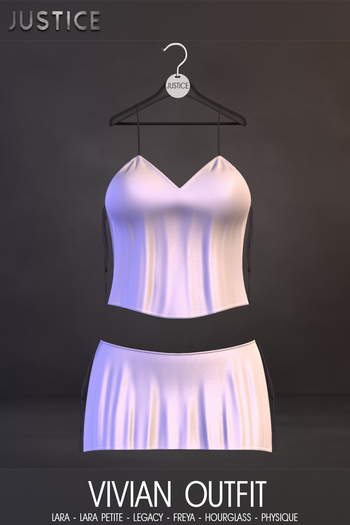 [JUSTICE] VIVIAN OUTFIT - CREME