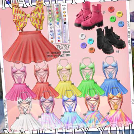 *18 [VOZ] Naughty You Boots - M Lara (Aqua)