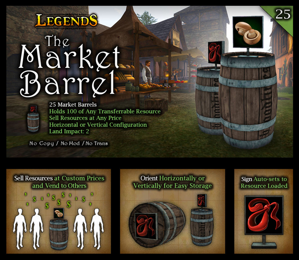 The Market Barrel 25 Pack
