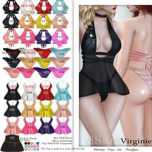 #14{ViSion} / Virginie Bikini - Maitreya White RARE