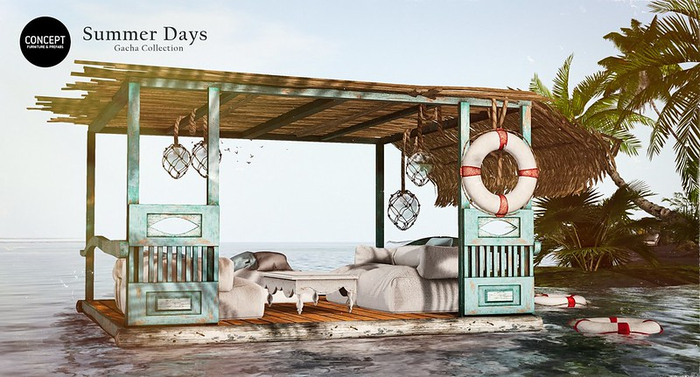 CONCEPT} *10. Summer Days.. Blue Couch PG. RARE