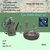 Shabby Chic Table decor-Box