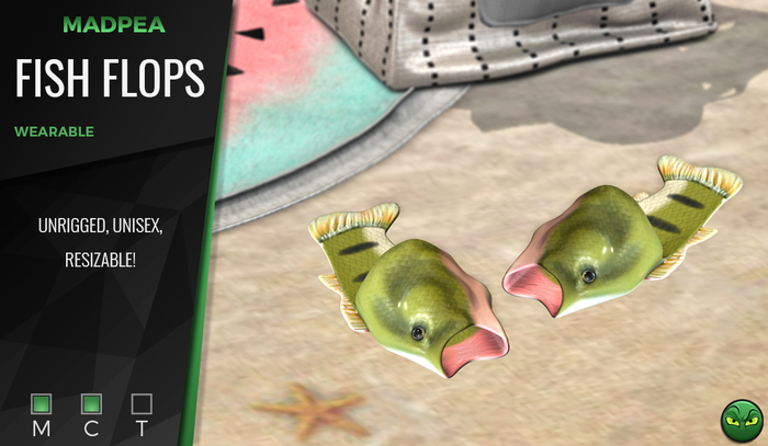 MadPea Fish Flops
