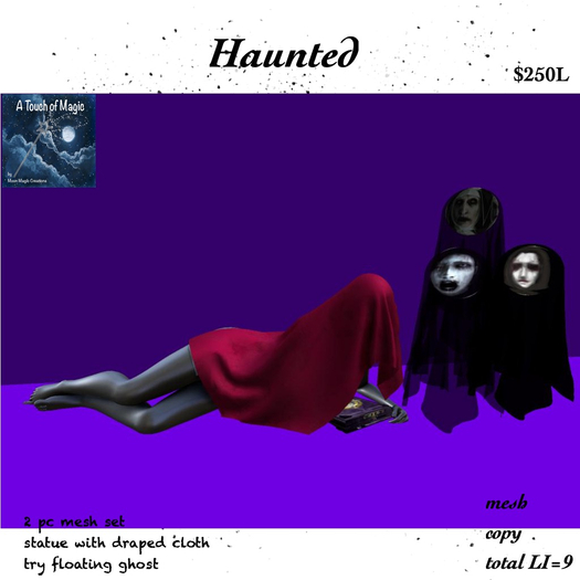 Haunted 2 pc set=BOX