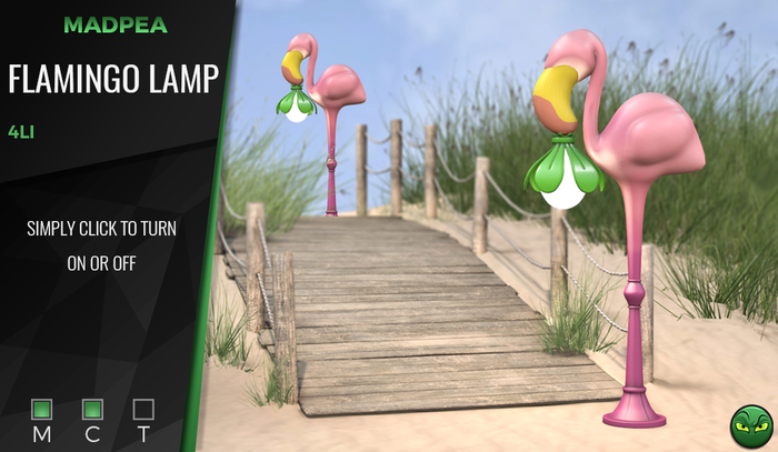 MadPea Flamingo Lamp