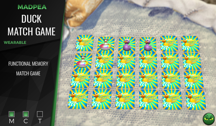 MadPea Duck Match Game