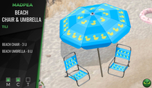 MadPea Beach Chair & Umbrella