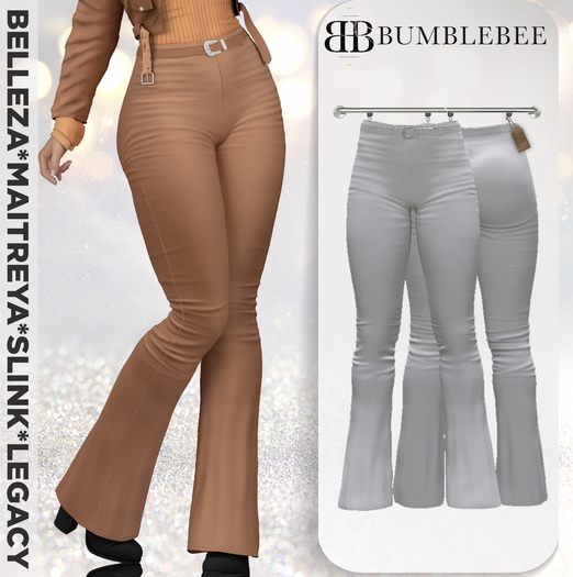 Bumblebee - Vandal Belted Pants - Sport Grey