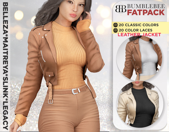 Bumblebee - Vandal Leather Jacket - FATPACK