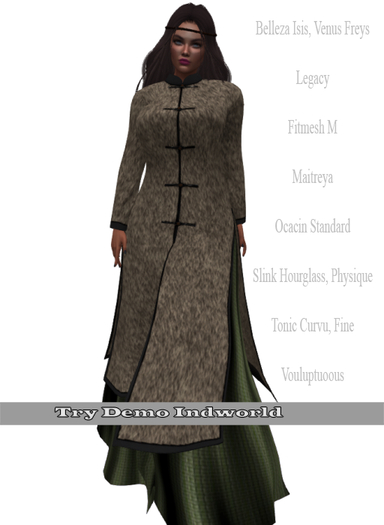 !!! Revna !!! Inger Dress With Coat Green