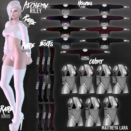 Foxes - Riley - Lara - FULL SET RARES WHITE